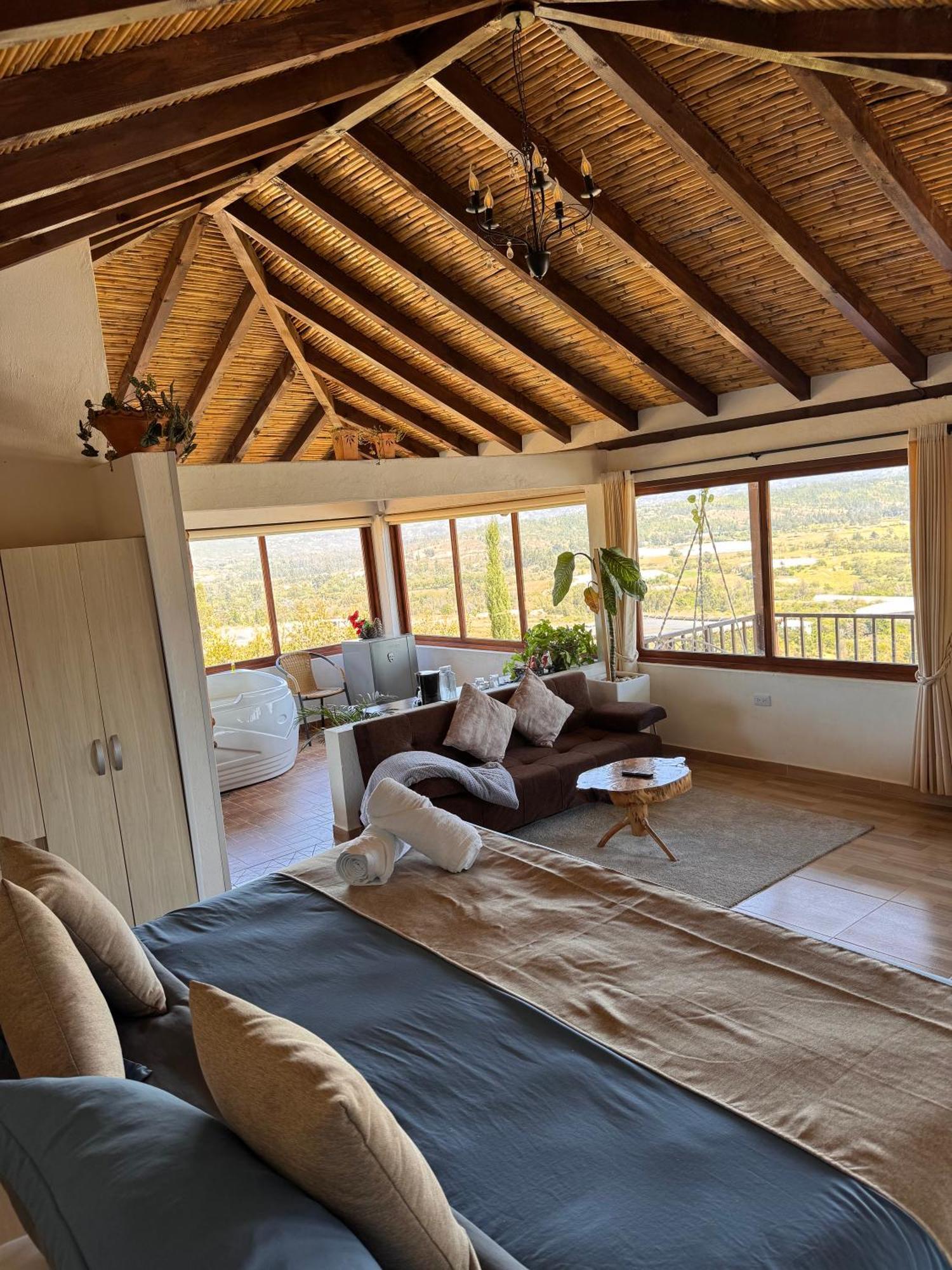 Glamping Con Jacuzzi Mirador Jarana Villa De Leyva Zewnętrze zdjęcie